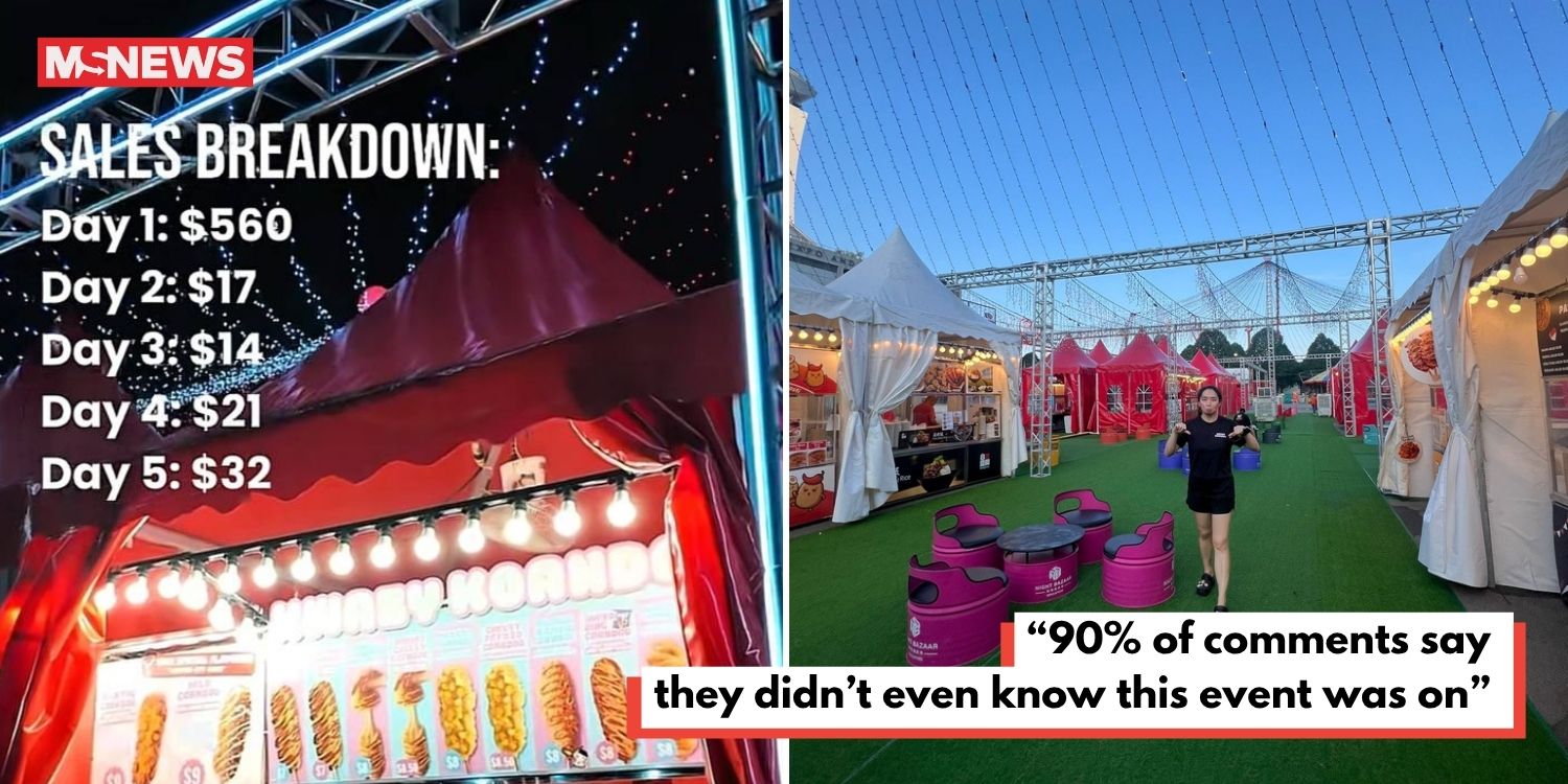Stall at Marina Bay national day festival fair pleads for support as daily sales drop below s$40