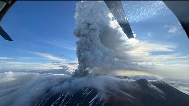 Volcano erupts for first time in 600 years days after huge earthquake rocked Russia