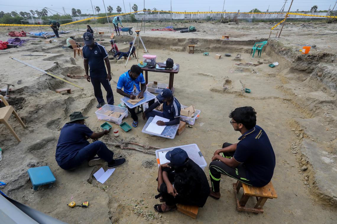 Mass grave with over 100 skeletons in Sri Lanka brings up old wounds