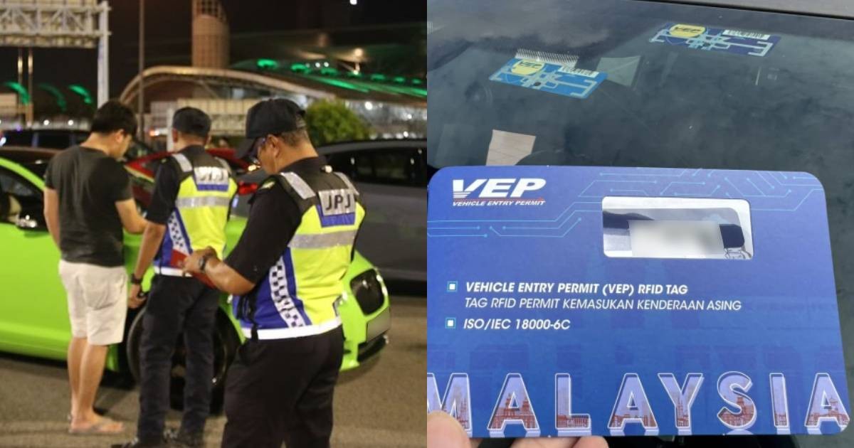 Over $136k in fines: Nearly 1,500 Singapore drivers caught under Malaysia's VEP scheme since July 1