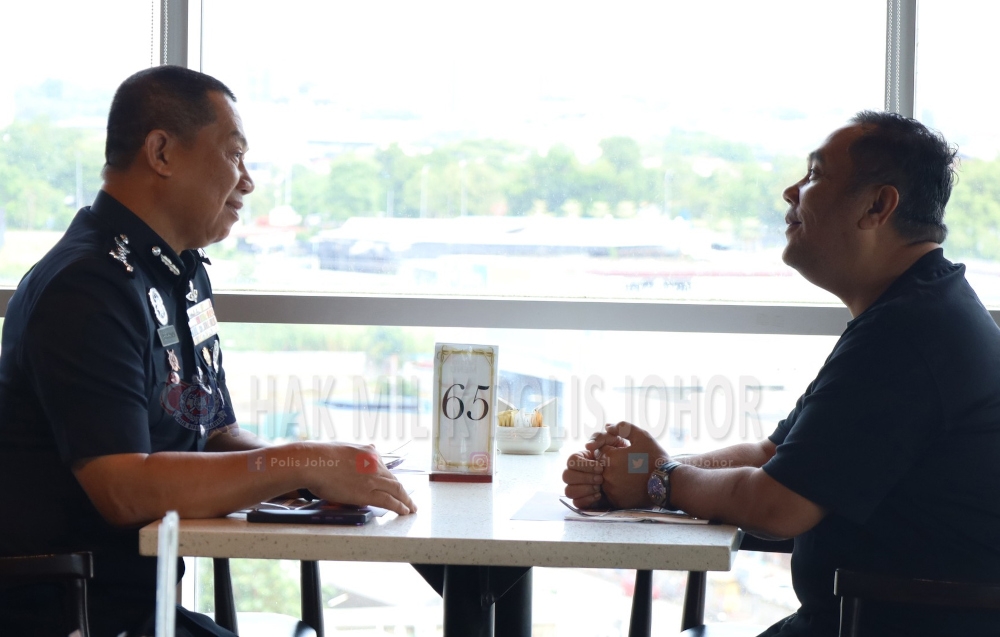 Top cops of Johor, Riau Islands express commitment to strengthen cross-border security cooperation
