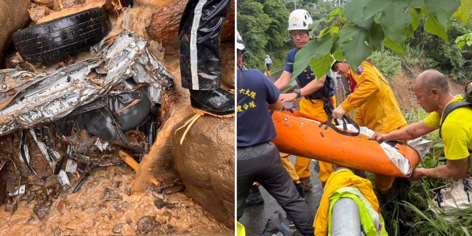 Family in Taiwan falls into ravine while travelling in car, son lives after skipping trip to care for grandfather
