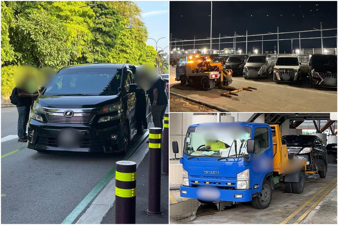 19 drivers nabbed over illegal ride-hailing services at land checkpoint, Gardens by the Bay and Changi Airport