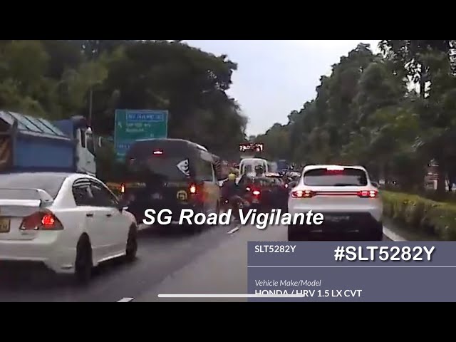 sle honda hrvchanging lane without due care