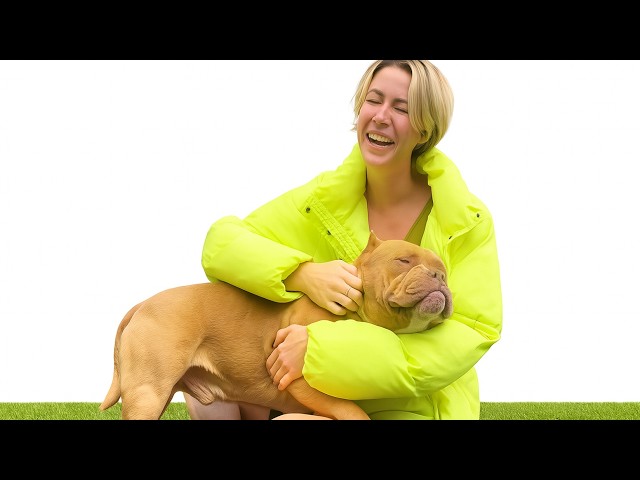 Saddest Pitbull Saved from Euthanasia Becomes Biggest Snugglebug 🐶❤️