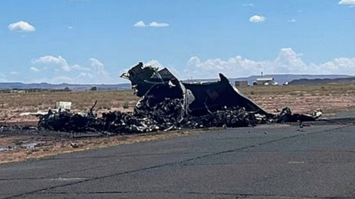 Four dead in Arizona plane crash horror as aircraft erupts into fireball