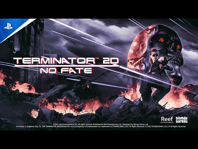 Terminator 2D: No Fate - PlayStation Exclusive Reveal: Game Overview Trailer | PS5 & PS4 Games