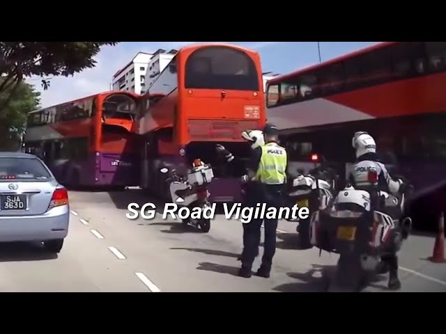 tampines ave people injured after accident btw two sbs transit double decker bus