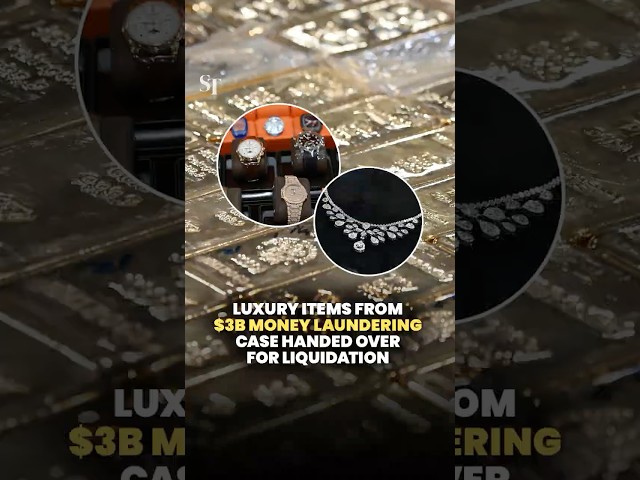 Luxury items from $3b money laundering case handed over for liquidation