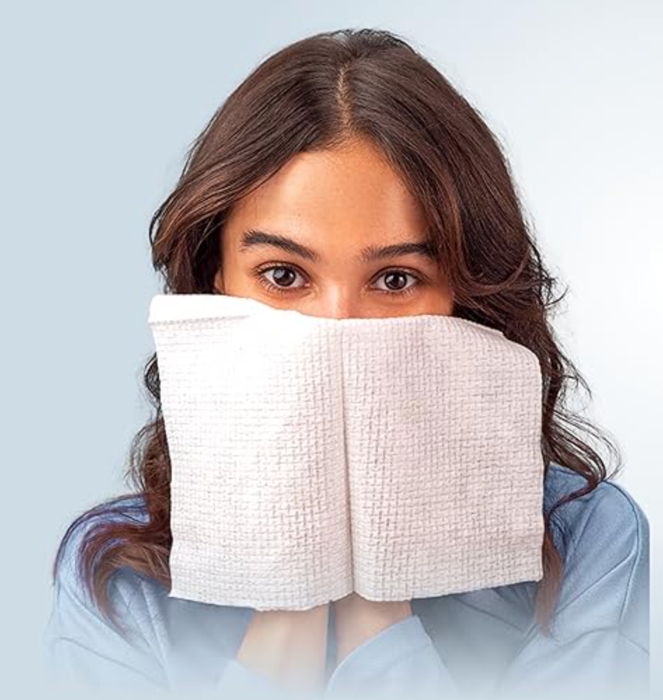 Dermatologists Say Your Wash Cloth Is Gross. Here's The Gentle Product You Could Be Using Instead.