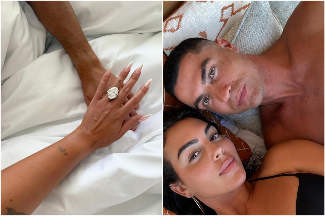Cristiano Ronaldo and girlfriend Georgina Rodriguez are engaged, but all eyes are on the ring