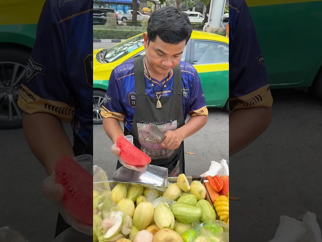 Thai Uncle Sells Fresh Fruits