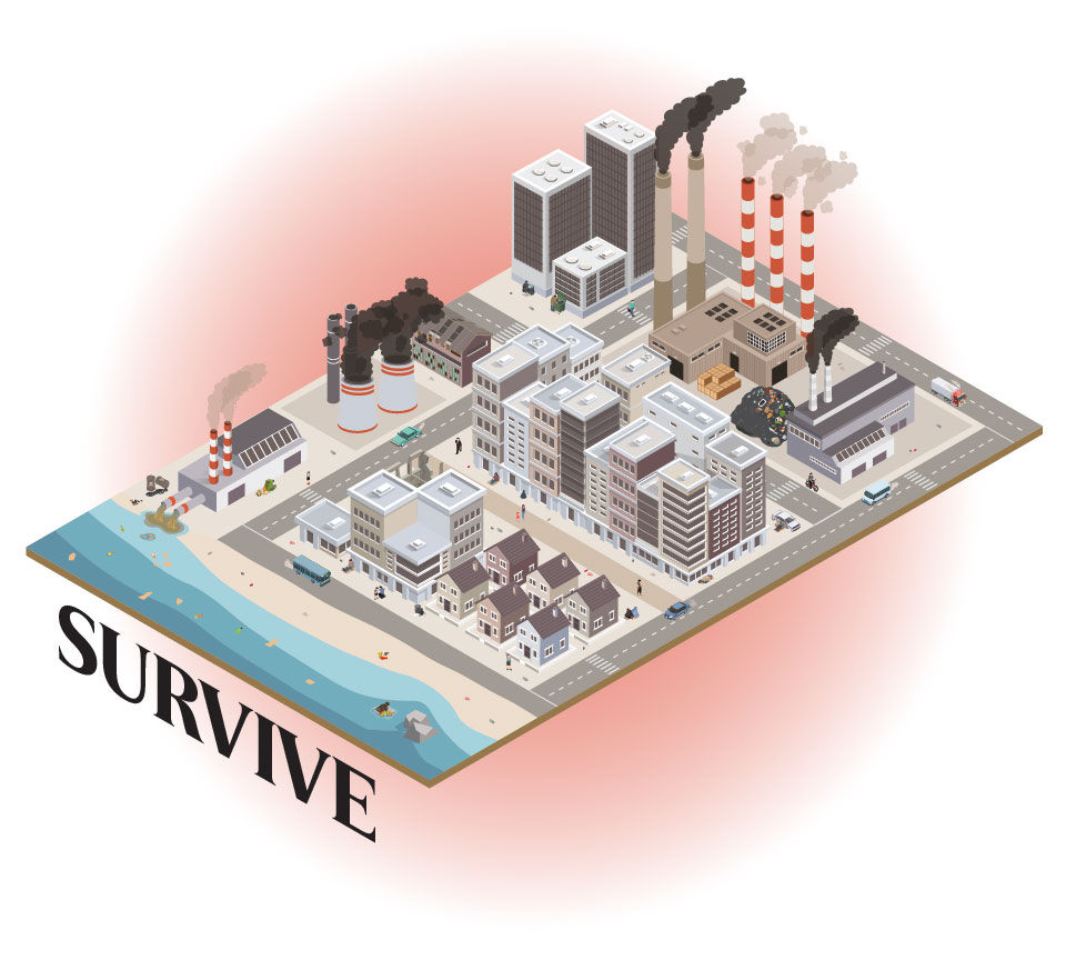 From survivable to liveable: The making of a green city