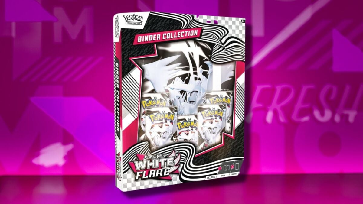Skip Amazon’s markup and save almost $5 on the Pokémon TCG White Flare Binder Collection