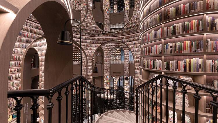 This bookstore in China with ‘infinite’ shelves is one of the world’s 10 most beautiful in 2025