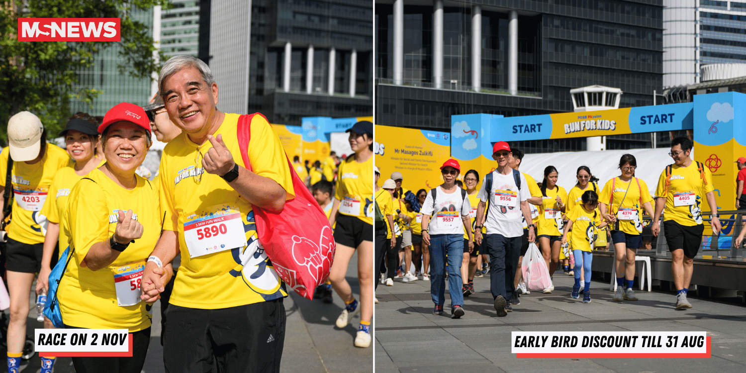POSB passion run for kids returns in november; free 3.5Km walk for seniors joining with family