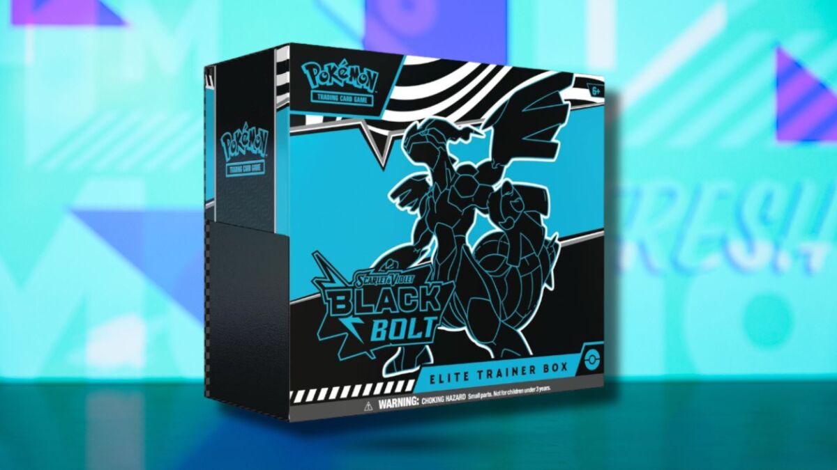 Save over $10 on the Pokémon TCG Black Bolt Elite Trainer Box at TCGPlayer