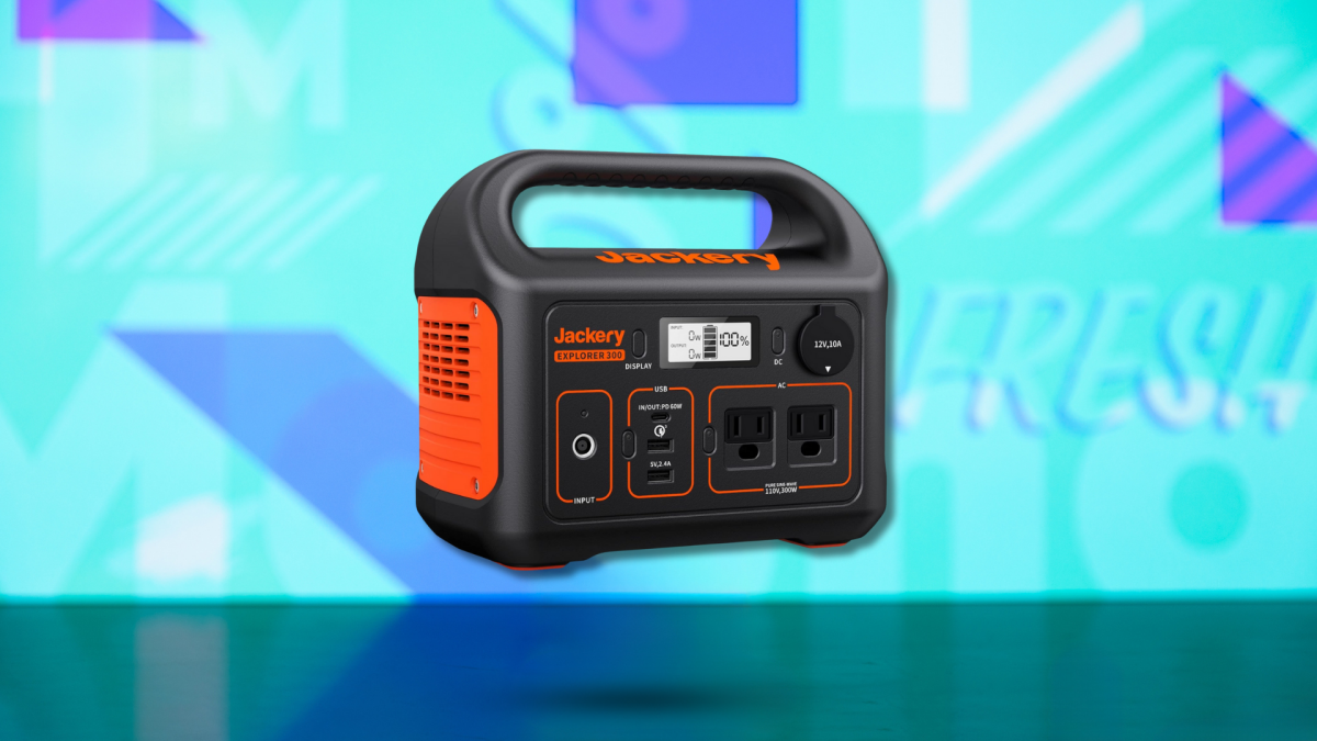 This portable power station is perfect for camping trips — get the Jackery Explorer 300 for its best-ever price