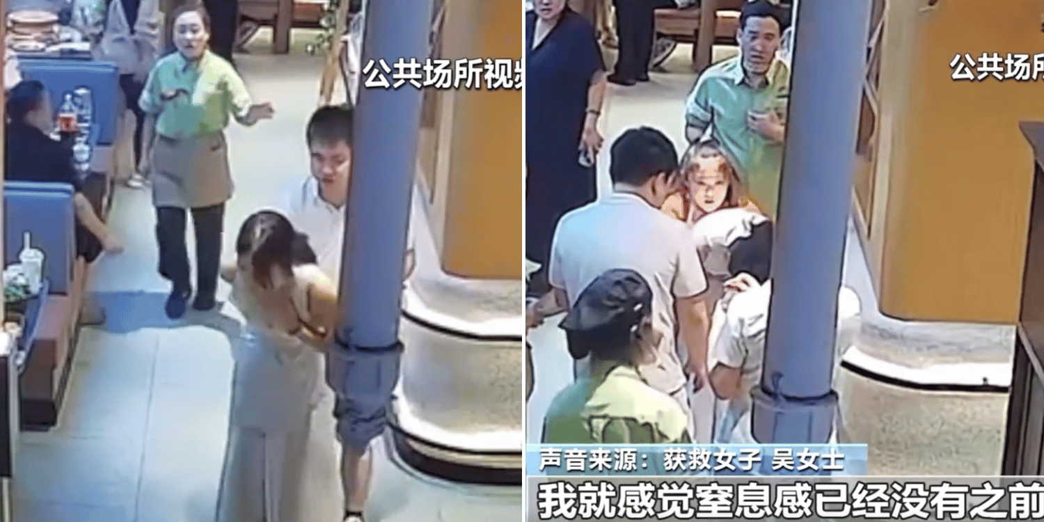 11-Year-old girl uses heimlich manoeuvre to save woman choking on bubble tea in China
