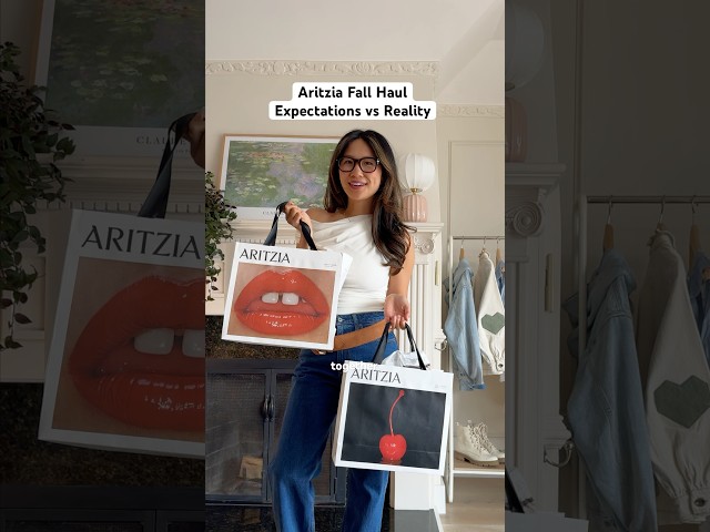 Aritzia Fall Haul (expectations vs reality)  #haul