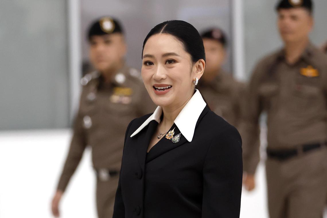 Suspended Thai PM in court to testify in case seeking her ouster