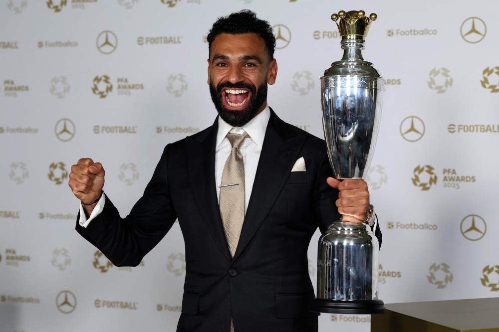 Mohamed Salah makes history as first player to win PFA player of the year three times