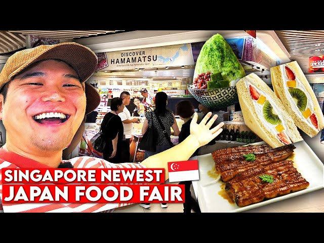 I Visit Singapore’s NEWEST Japanese Food Fair (eating everything!)