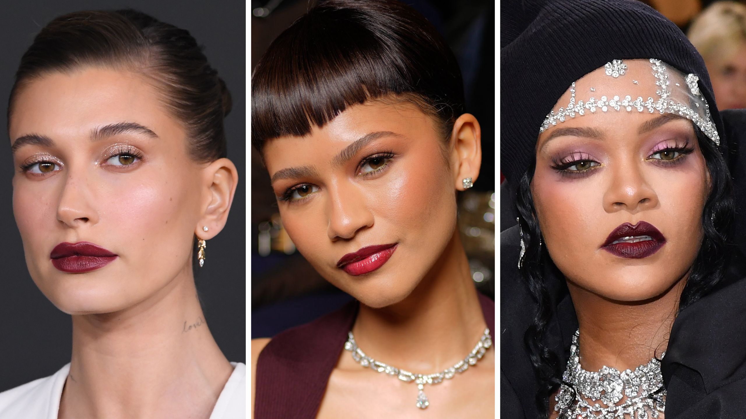 The Red Wine Makeup Trend Gets a Fall Update