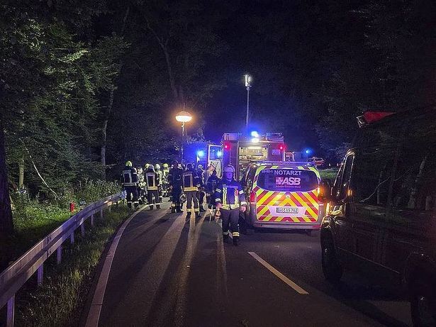 Two married couples dead after 'Brit car ploughs into tree in Germany'