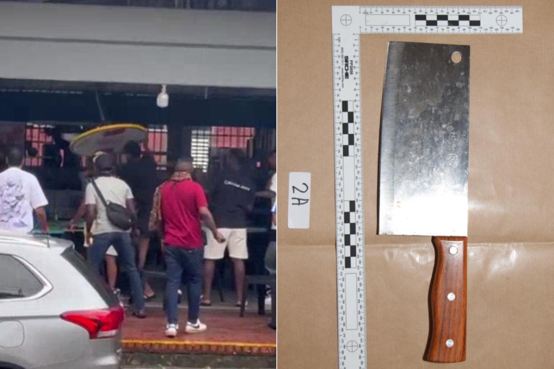 11 men involved in Toa Payoh coffee shop brawl facing charges of rioting with deadly weapon