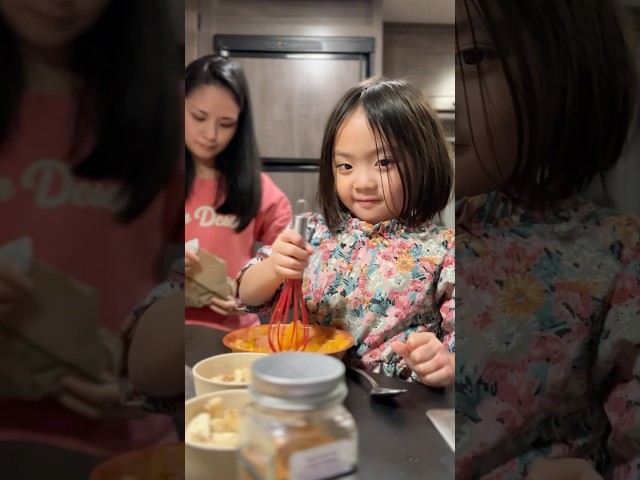 When 6 year-old is making desserts for you