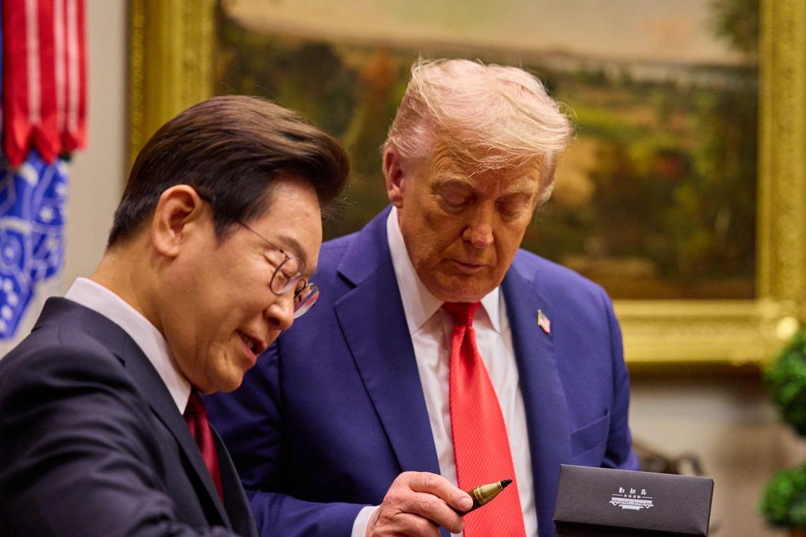 Trump’s praise of pen spurs 60% rally in South Korean stationery stock