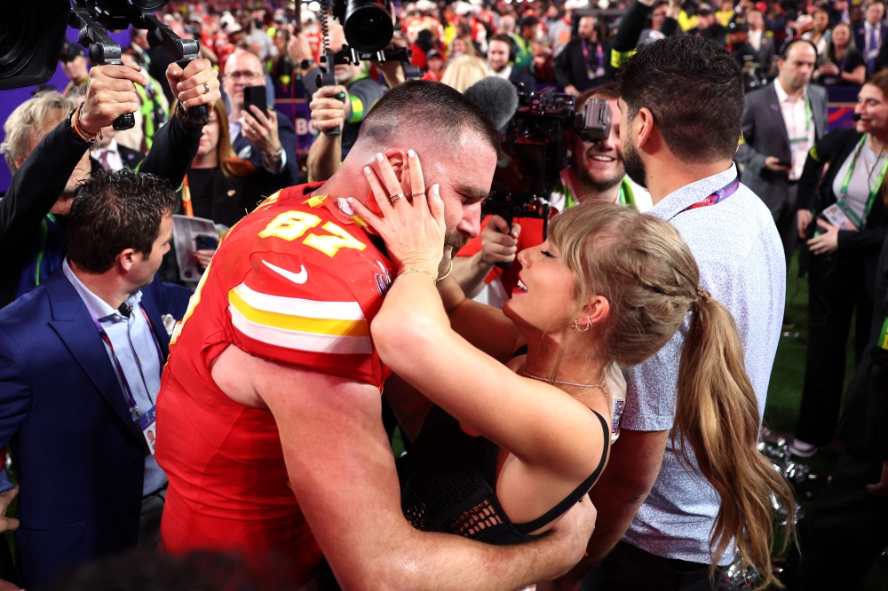 ‘Your English teacher and gym teacher are getting married’: Taylor Swift and Travis Kelce announce engagement