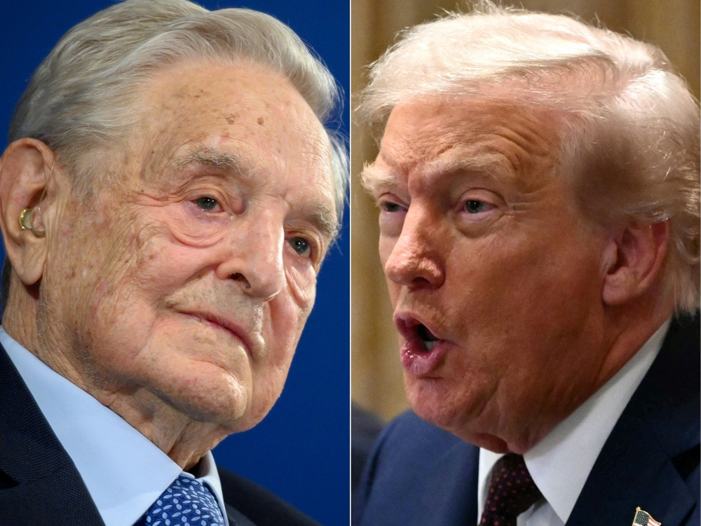 Trump calls for criminal charges against billionaire Soros, son over false protest funding claims