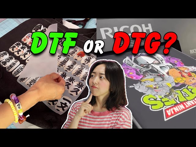 DTF vs DTG: What I Learned as a Beginner in Apparel Printing