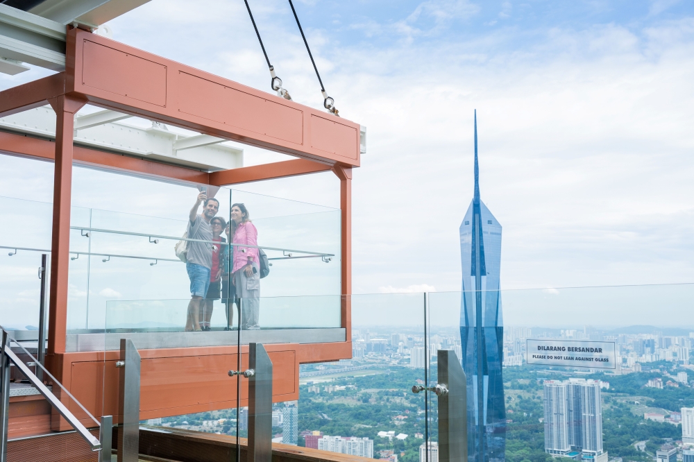 Dare to look down: KL Tower’s new Glass Box lets visitors step into the sky this Merdeka