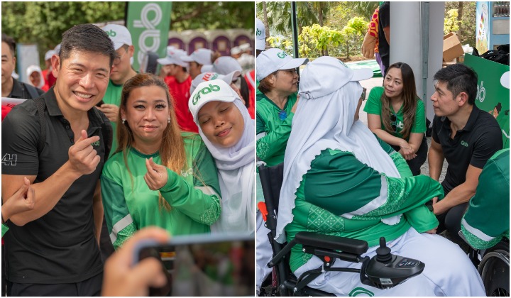 GrabBersamaMalaysia: Gig Workers Together With Grab March In Celebration Of National Day Across Malaysia
