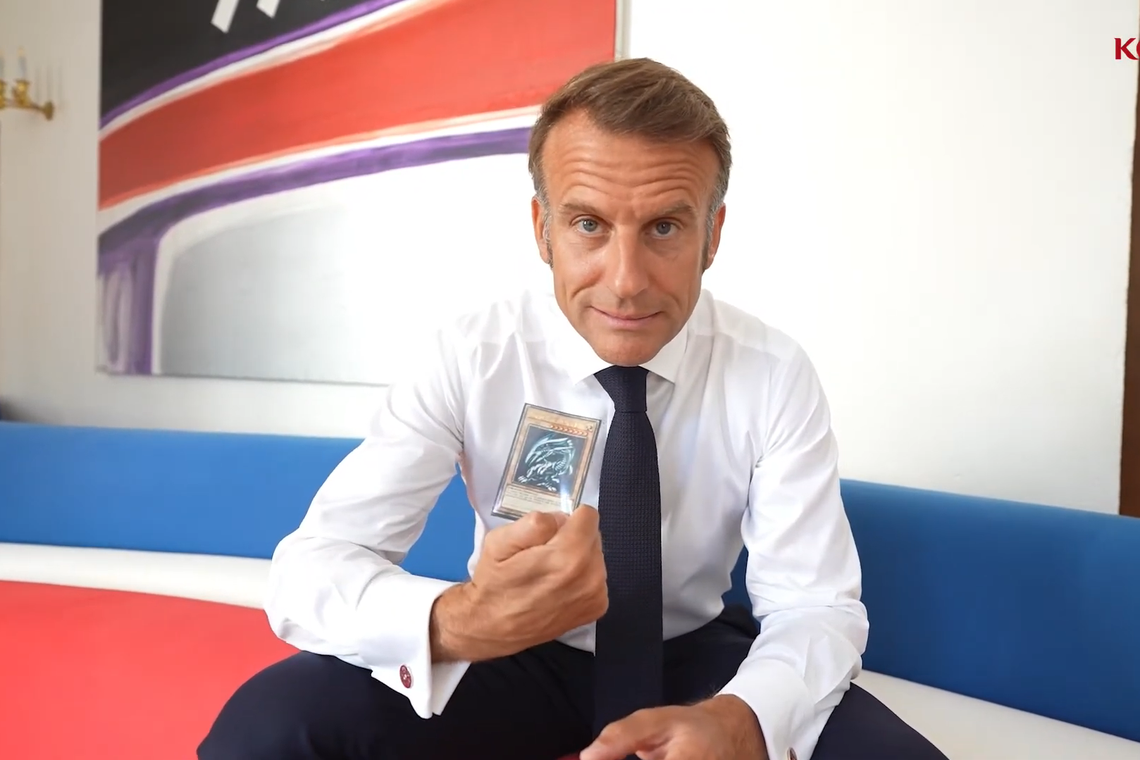 From diplomacy to duels: French President Macron surprises Yu-Gi-Oh! fans at world championship