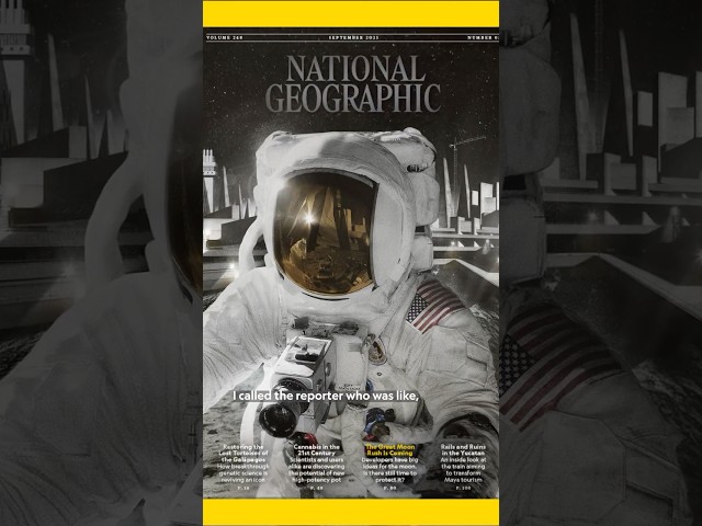 National Geographic’s September issue is reaching for the moon—literally. 🌙 #NationalGeographic