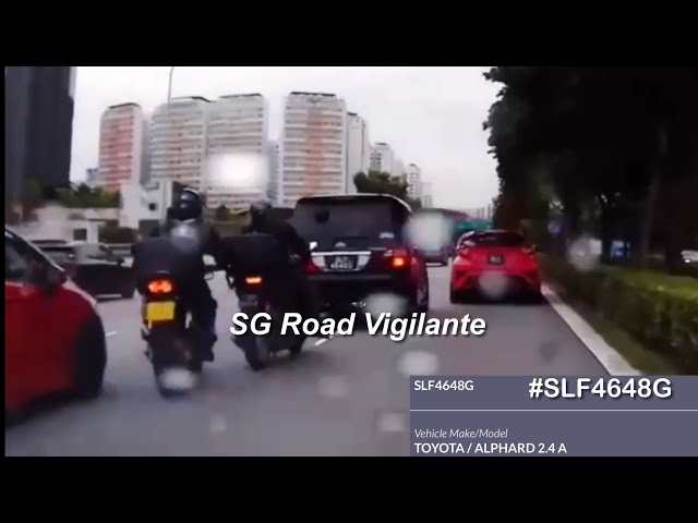 tpe toyota alphard changing lane without due care