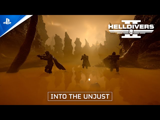 Helldivers 2 - Into the Unjust Launch Trailer | PS5 & PC Games