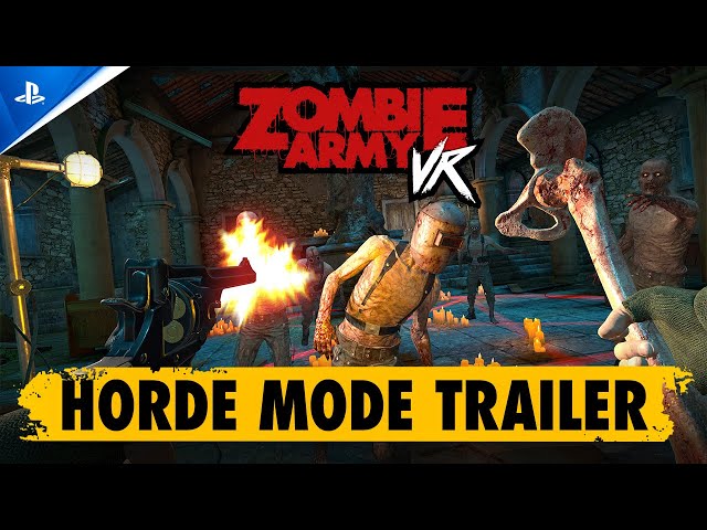 Zombie Army VR - Horde Mode Trailer | PS VR2 Games