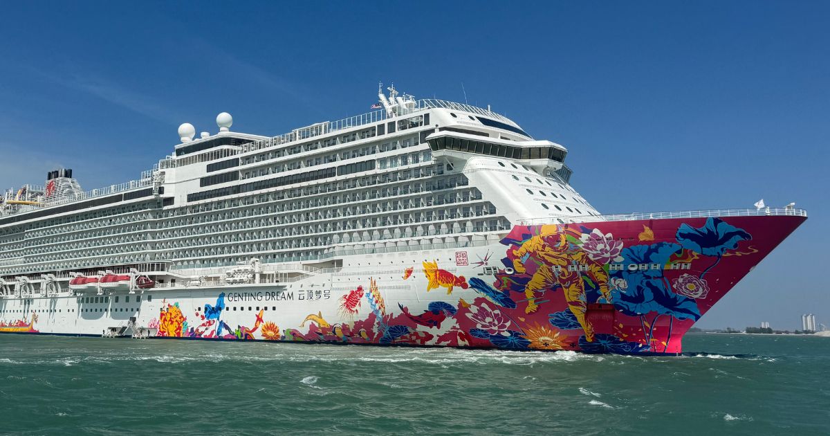 Genting Dream Cruise Ship Rescues Person at Sea During Singapore to Phuket Voyage