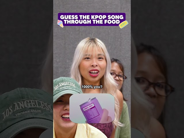 Guess The K-POP SONG Through The Food In The MV!