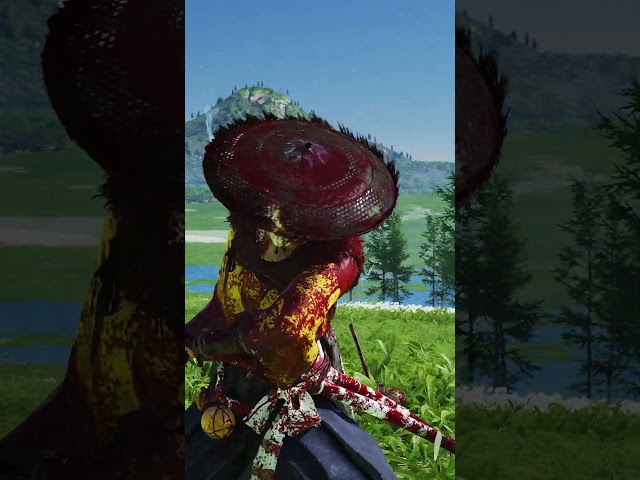 Unleash Atsu’s powerful odachi blade to topple enemies big and small in Ghost of Yōtei