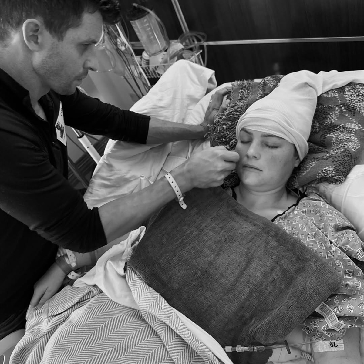 Erin Bates’ Husband Chad Paine Shares Emotional Message From Daughter Amid Her Hospital Stay