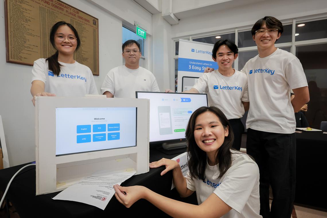 Hackathon team creates digital tool to help seniors read and understand government letters