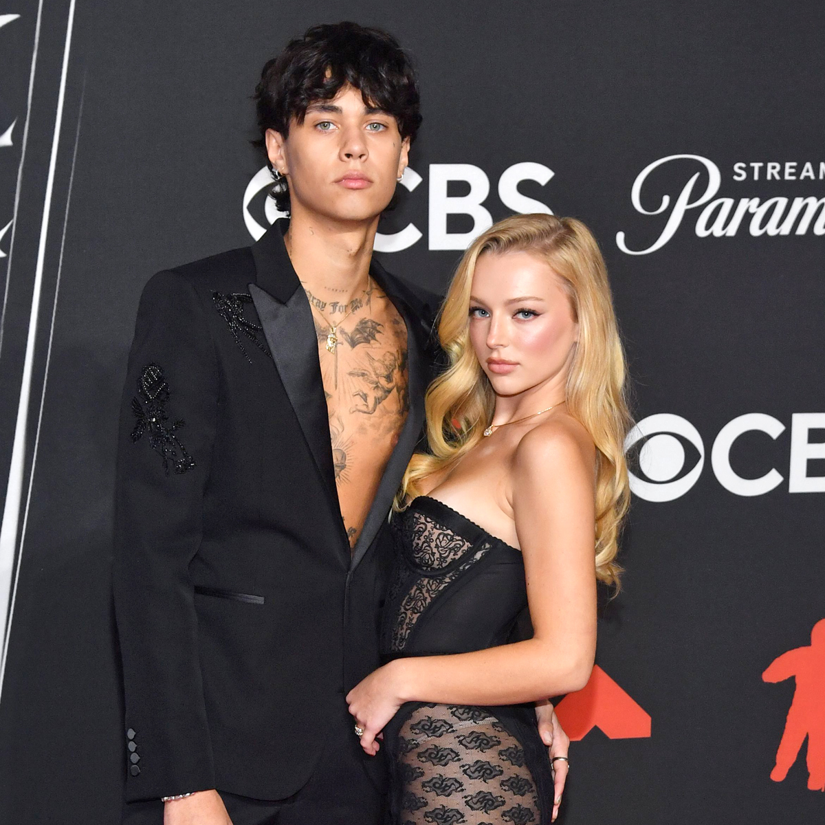Travis Barker's Son Landon Barker Makes Red Carpet Debut With Skyla Sanders at VMAs 2025