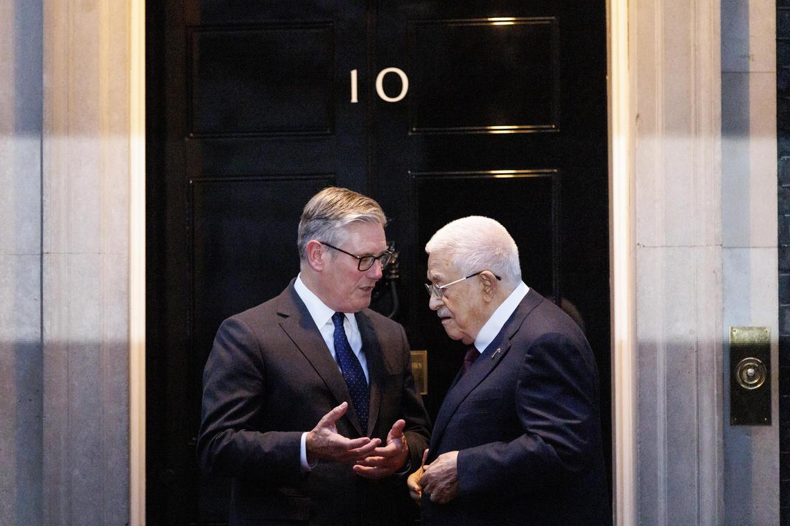 British PM Starmer meets Palestinian leader ahead of statehood recognition