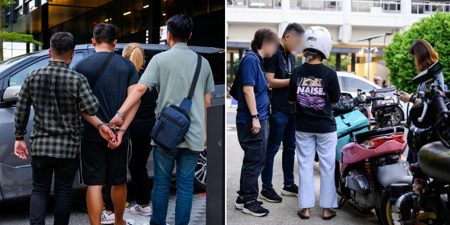 4 Foreigners arrested for working as delivery riders in s’pore after MOM checks 30 potential hotspots